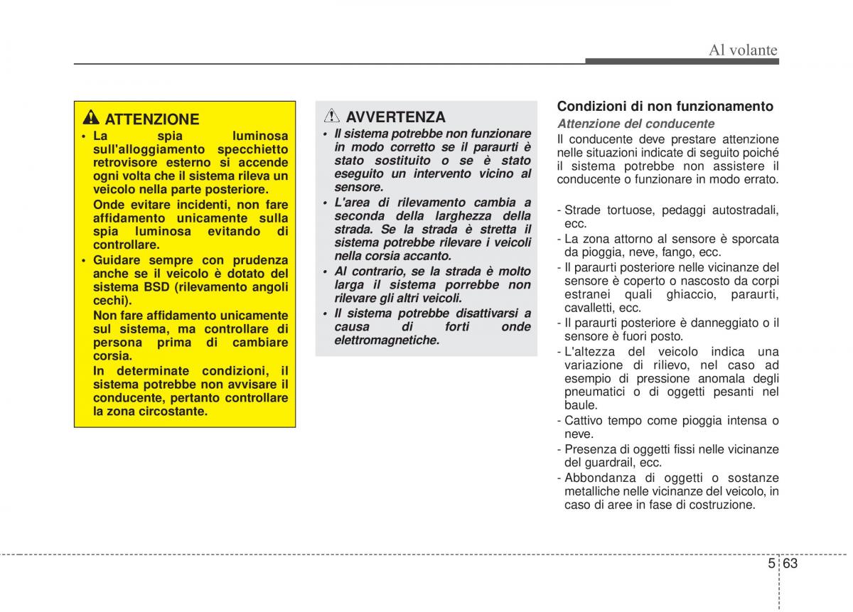 KIA Sorento II 2 manuale del proprietario / page 497