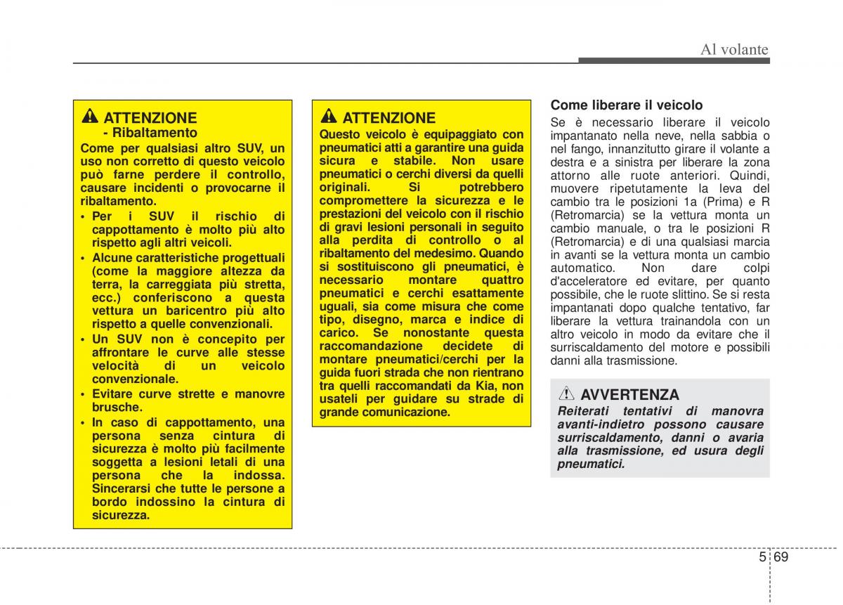 KIA Sorento II 2 manuale del proprietario / page 503