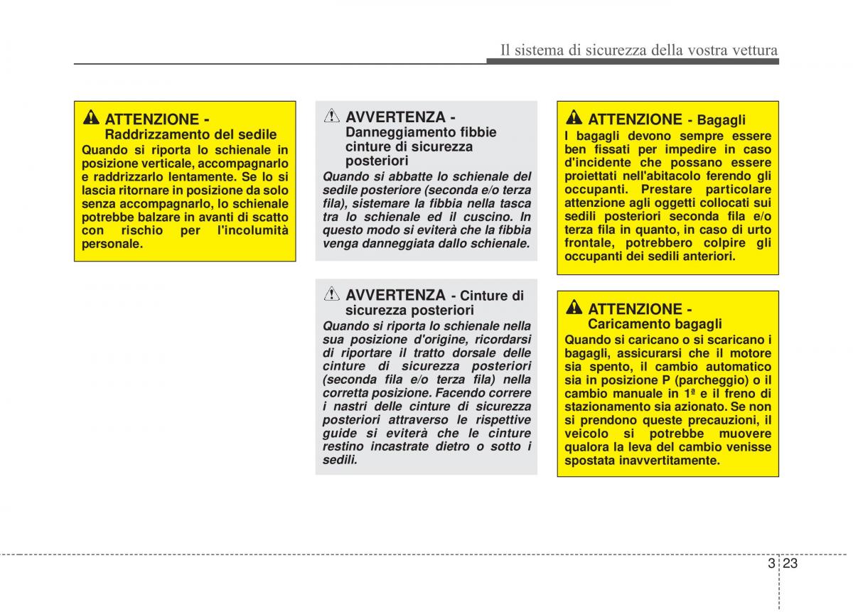 KIA Sorento II 2 manuale del proprietario / page 51