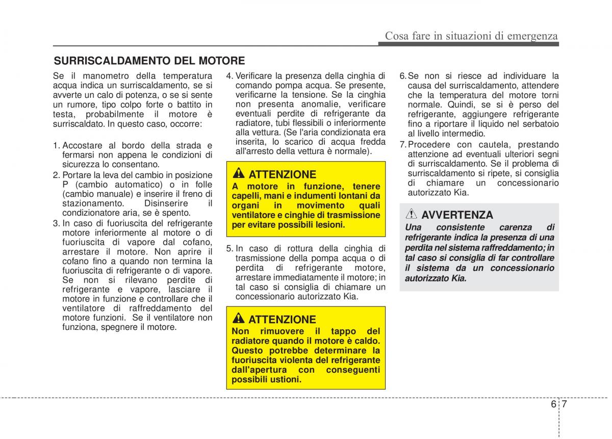 KIA Sorento II 2 manuale del proprietario / page 529