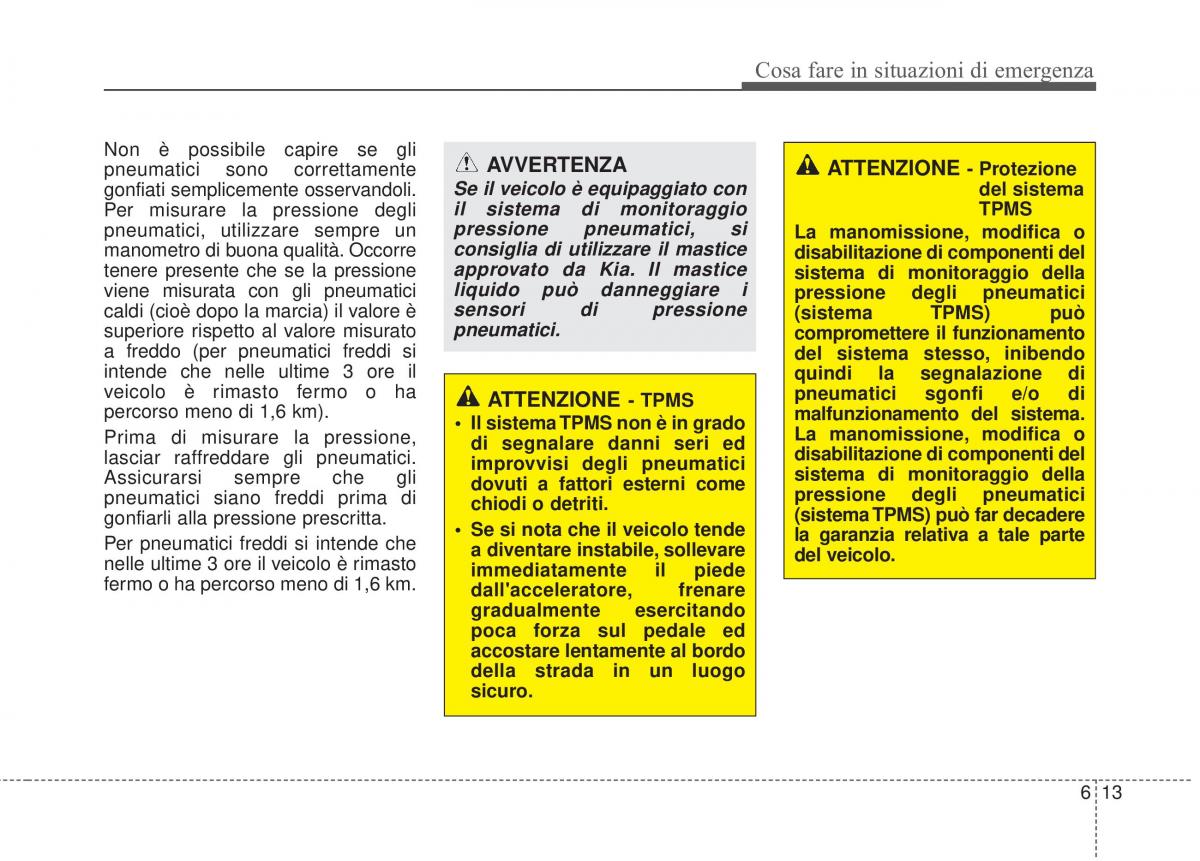 KIA Sorento II 2 manuale del proprietario / page 535