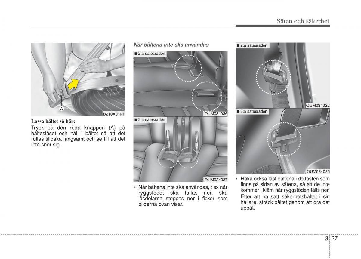 KIA Sorento II 2 instruktionsbok / page 55