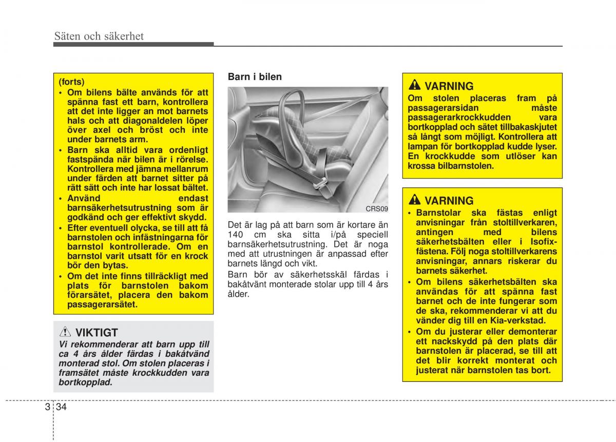 KIA Sorento II 2 instruktionsbok / page 62