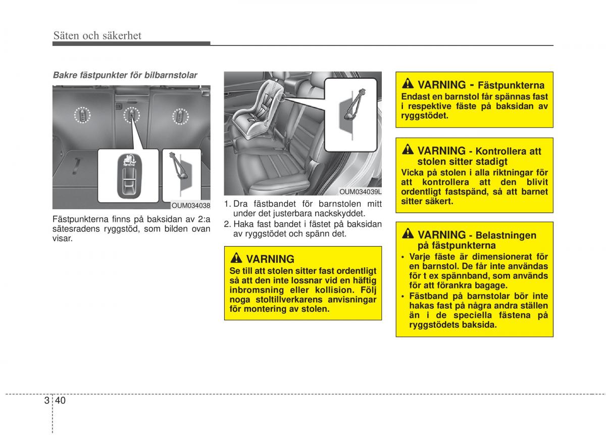 KIA Sorento II 2 instruktionsbok / page 68