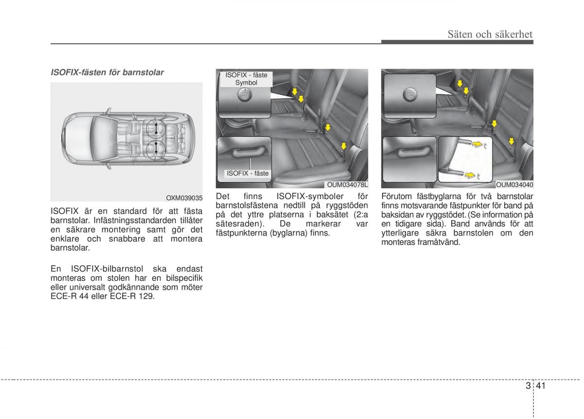 KIA Sorento II 2 instruktionsbok / page 69