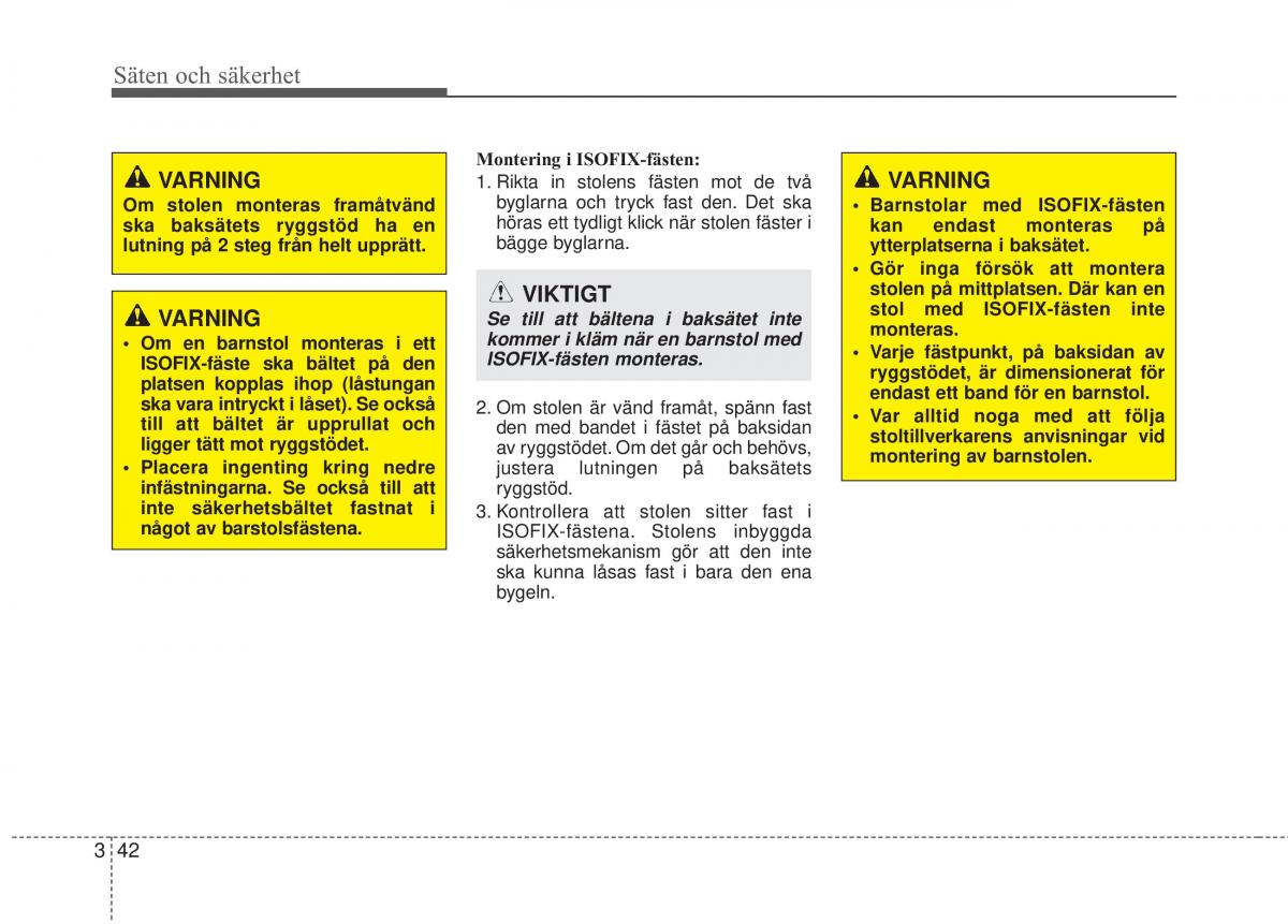 KIA Sorento II 2 instruktionsbok / page 70