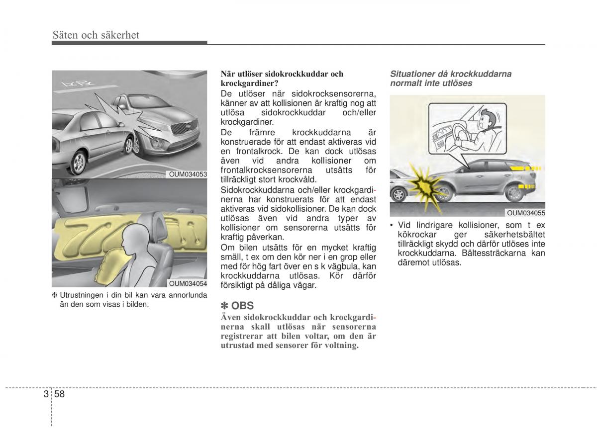 KIA Sorento II 2 instruktionsbok / page 86