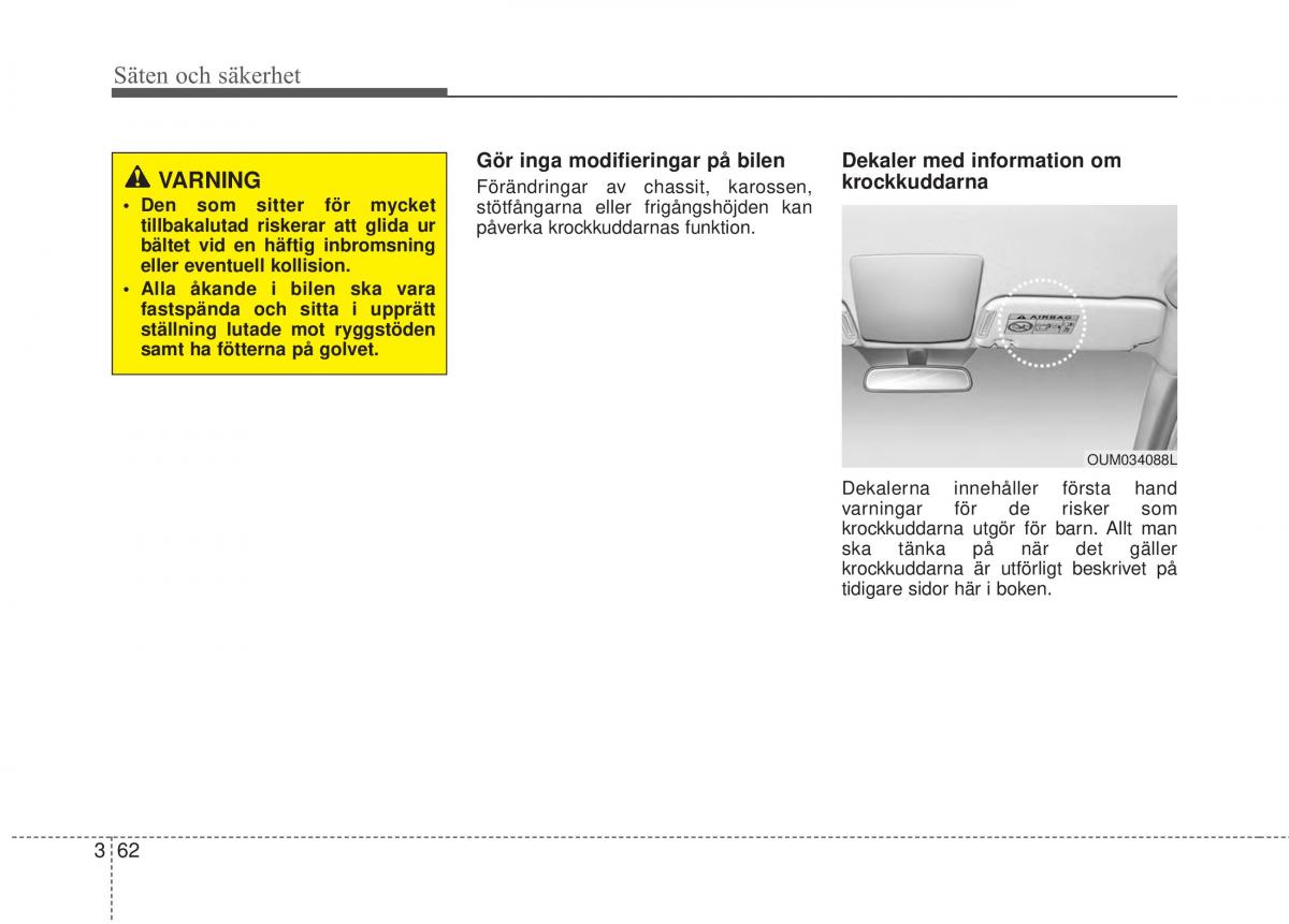 KIA Sorento II 2 instruktionsbok / page 90