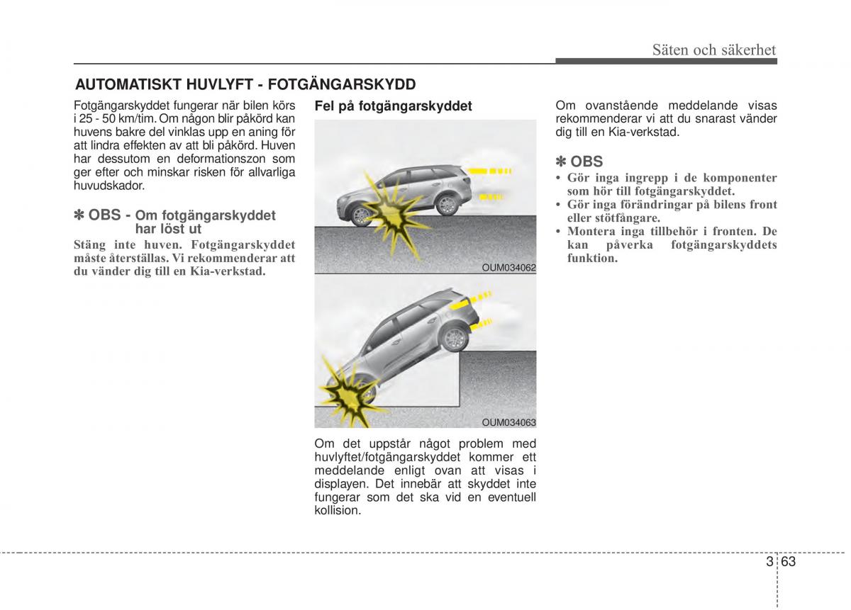 KIA Sorento II 2 instruktionsbok / page 91