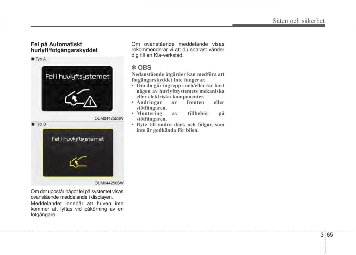 KIA Sorento II 2 instruktionsbok / page 93