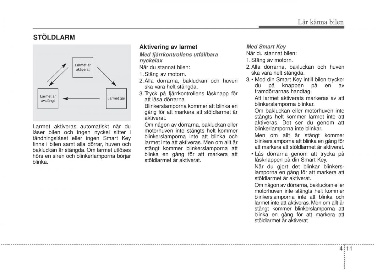 KIA Sorento II 2 instruktionsbok / page 104