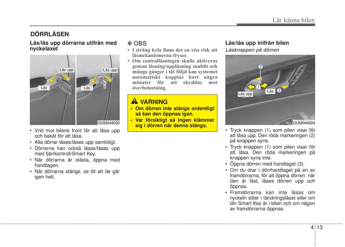 KIA Sorento II 2 instruktionsbok / page 106