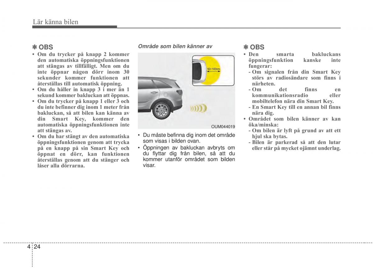 KIA Sorento II 2 instruktionsbok / page 117