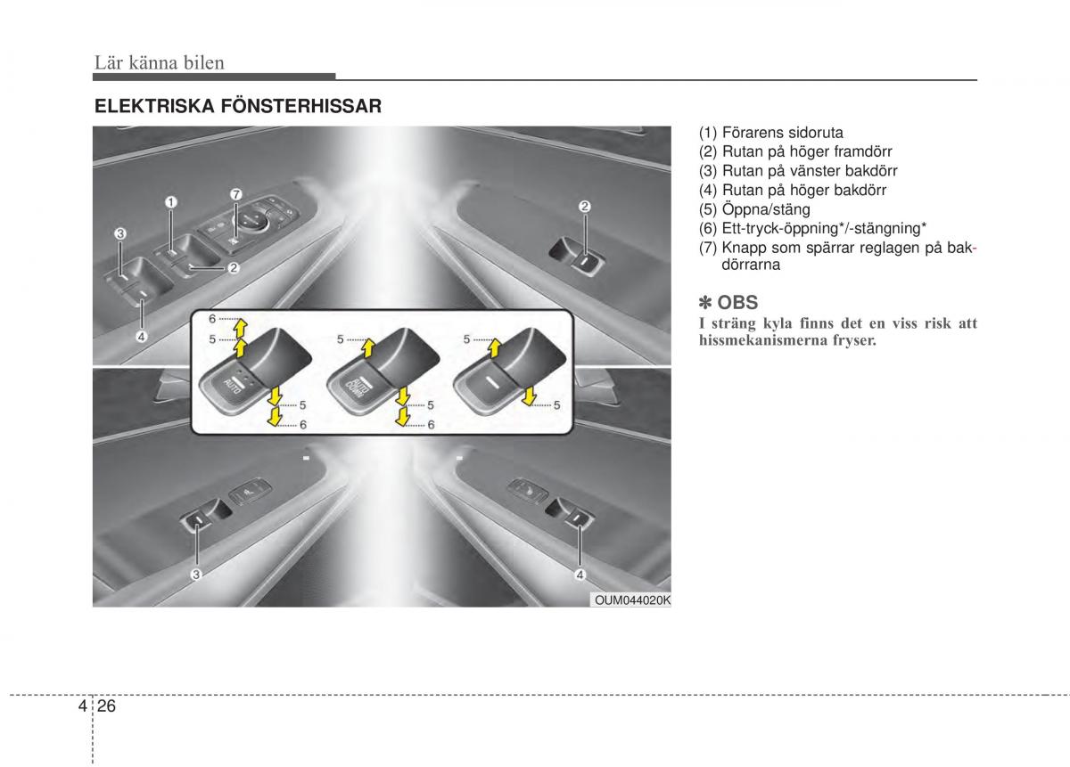 KIA Sorento II 2 instruktionsbok / page 119