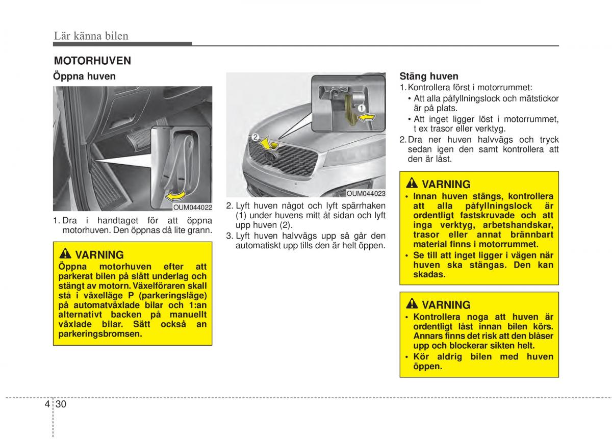 KIA Sorento II 2 instruktionsbok / page 123