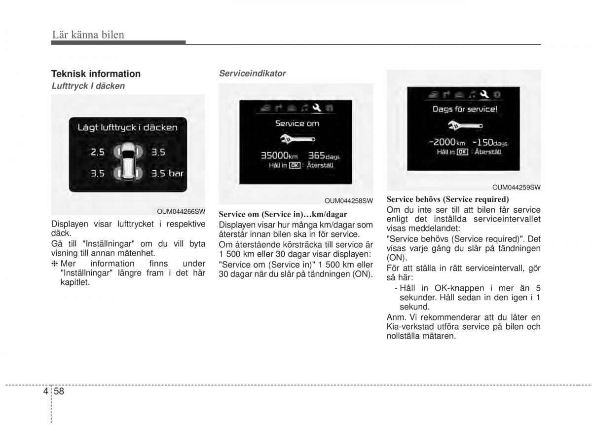 KIA Sorento II 2 instruktionsbok / page 151