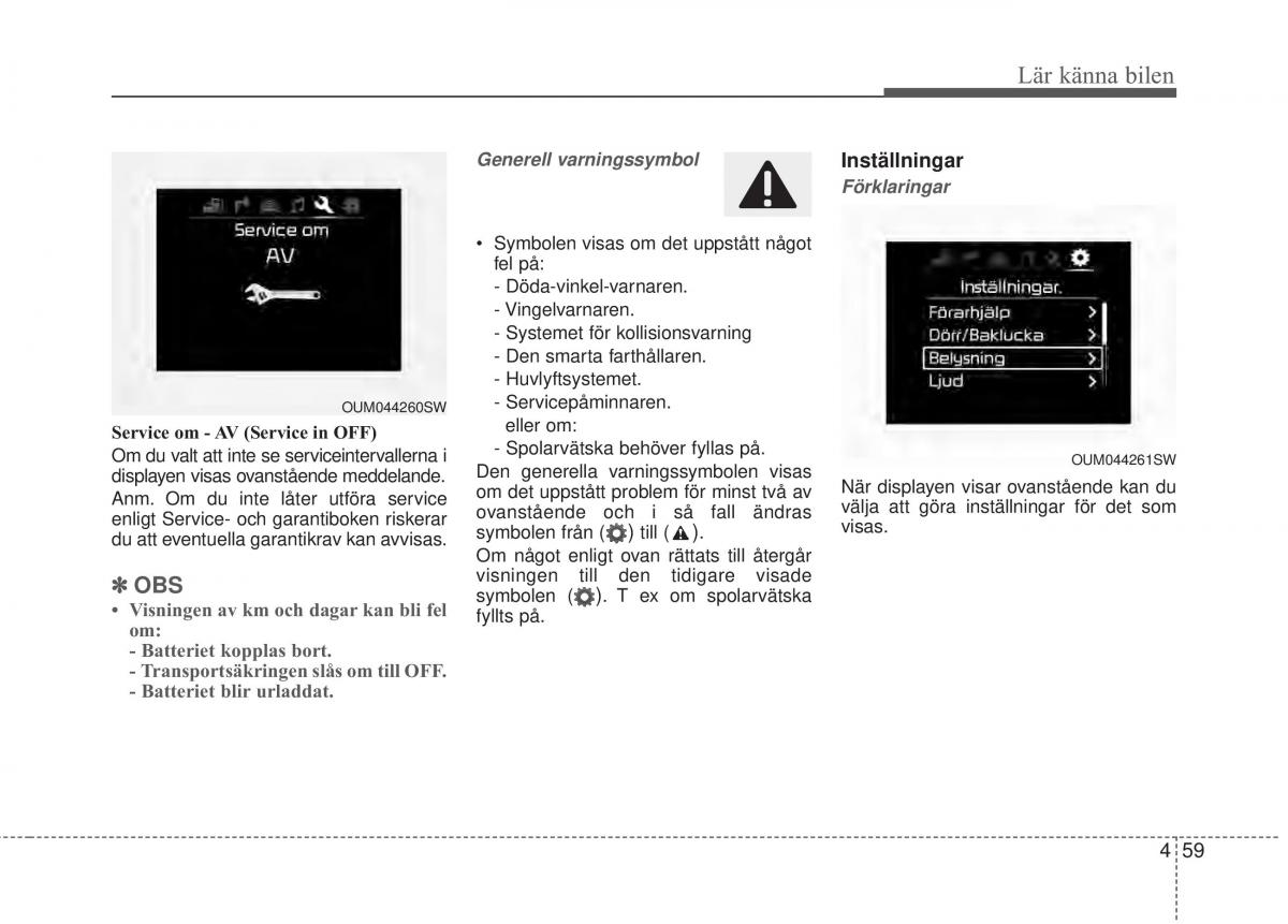 KIA Sorento II 2 instruktionsbok / page 152