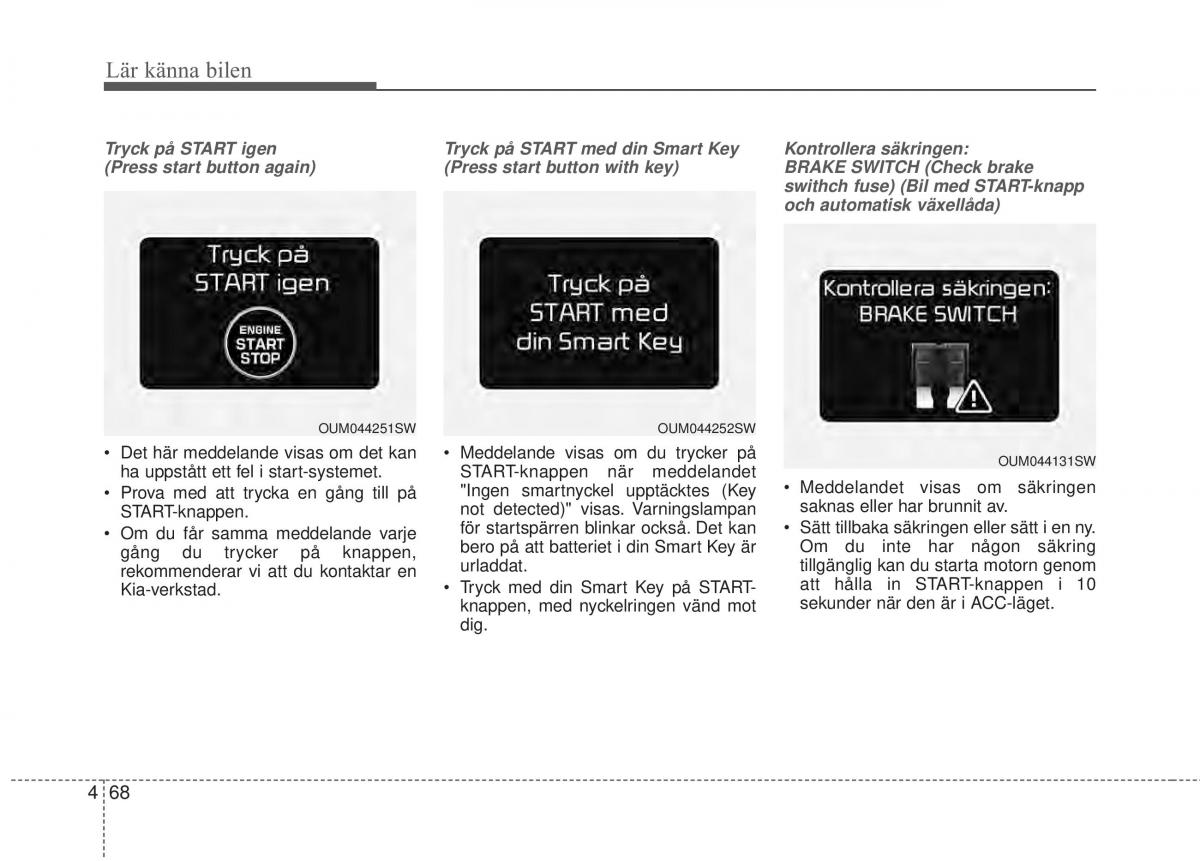 KIA Sorento II 2 instruktionsbok / page 161