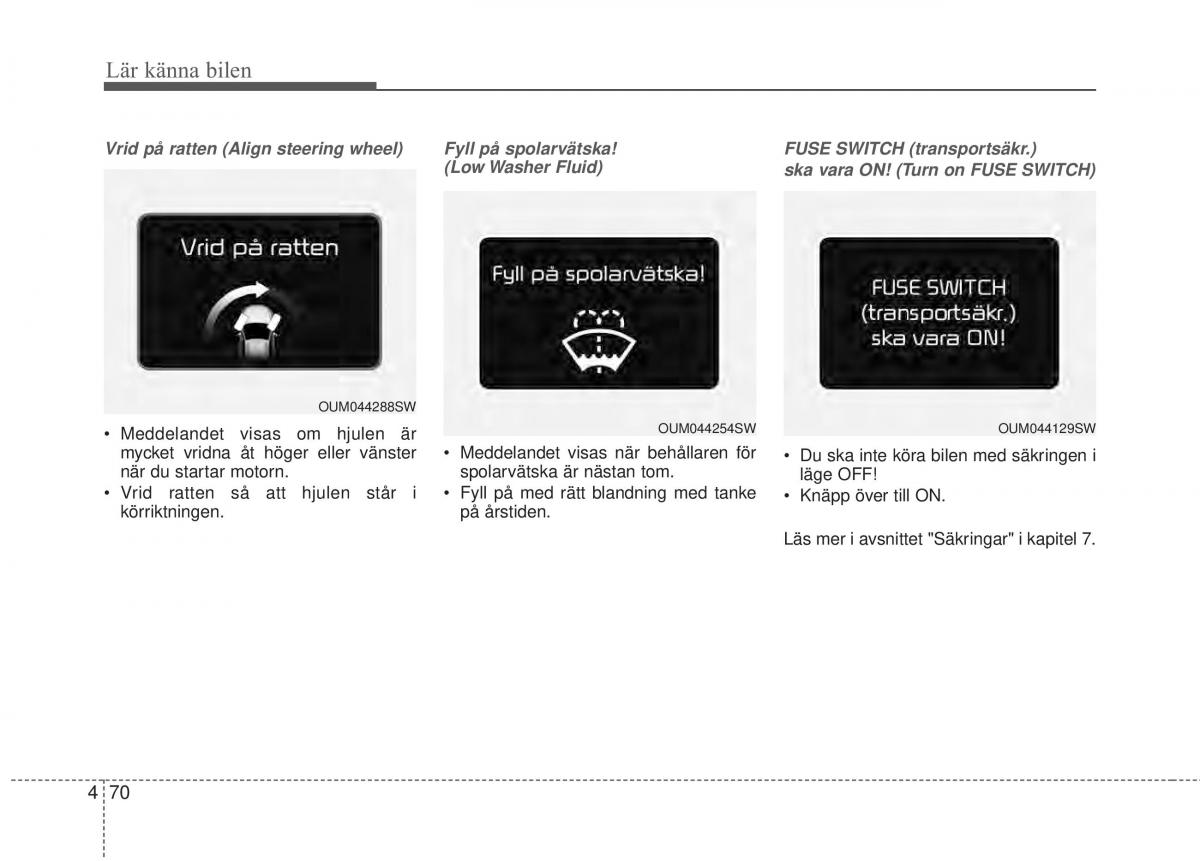 KIA Sorento II 2 instruktionsbok / page 163