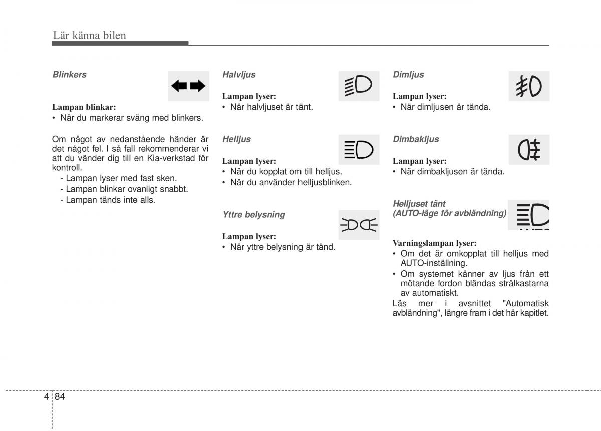 KIA Sorento II 2 instruktionsbok / page 177