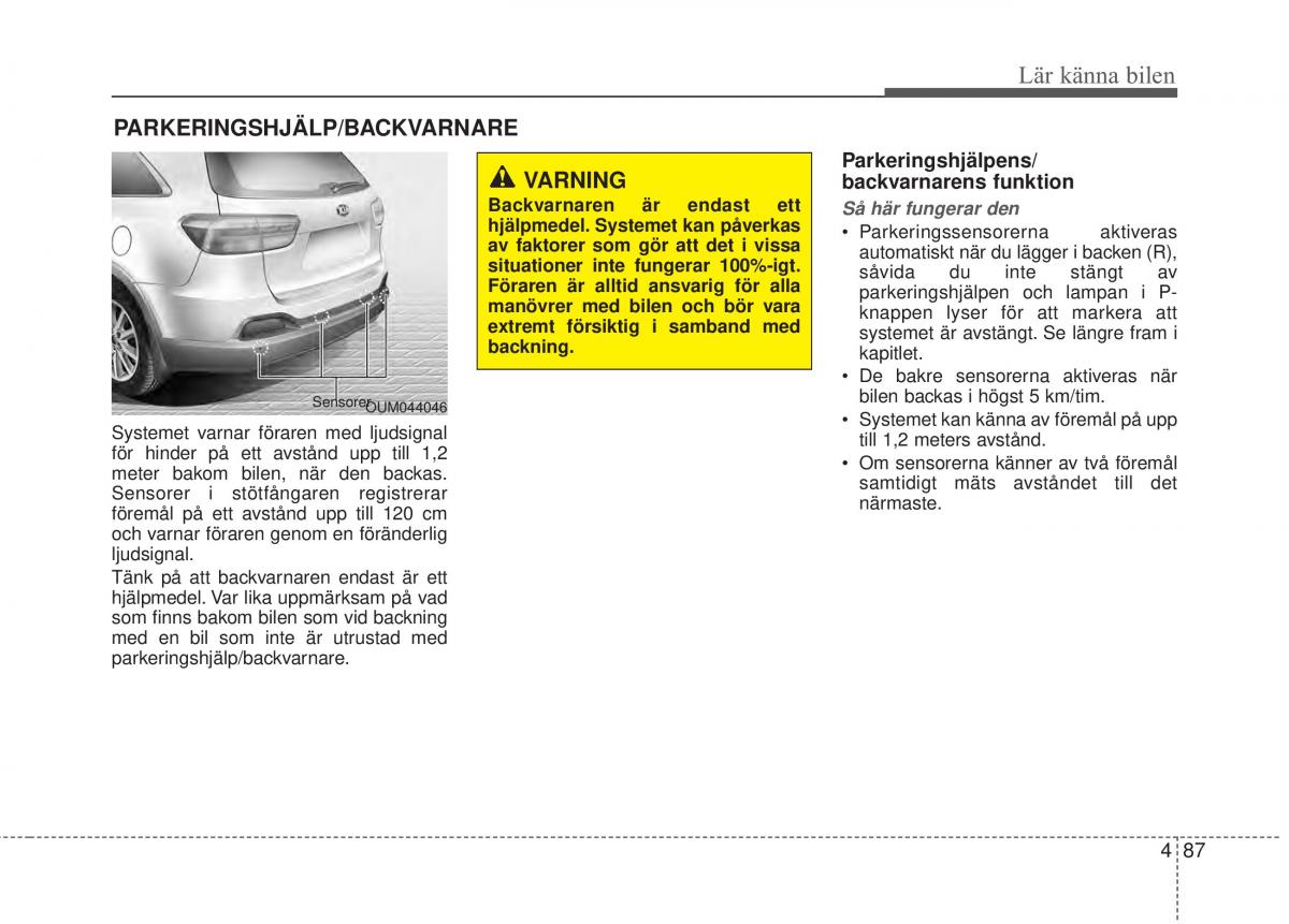 KIA Sorento II 2 instruktionsbok / page 180