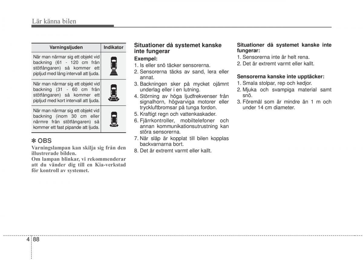 KIA Sorento II 2 instruktionsbok / page 181