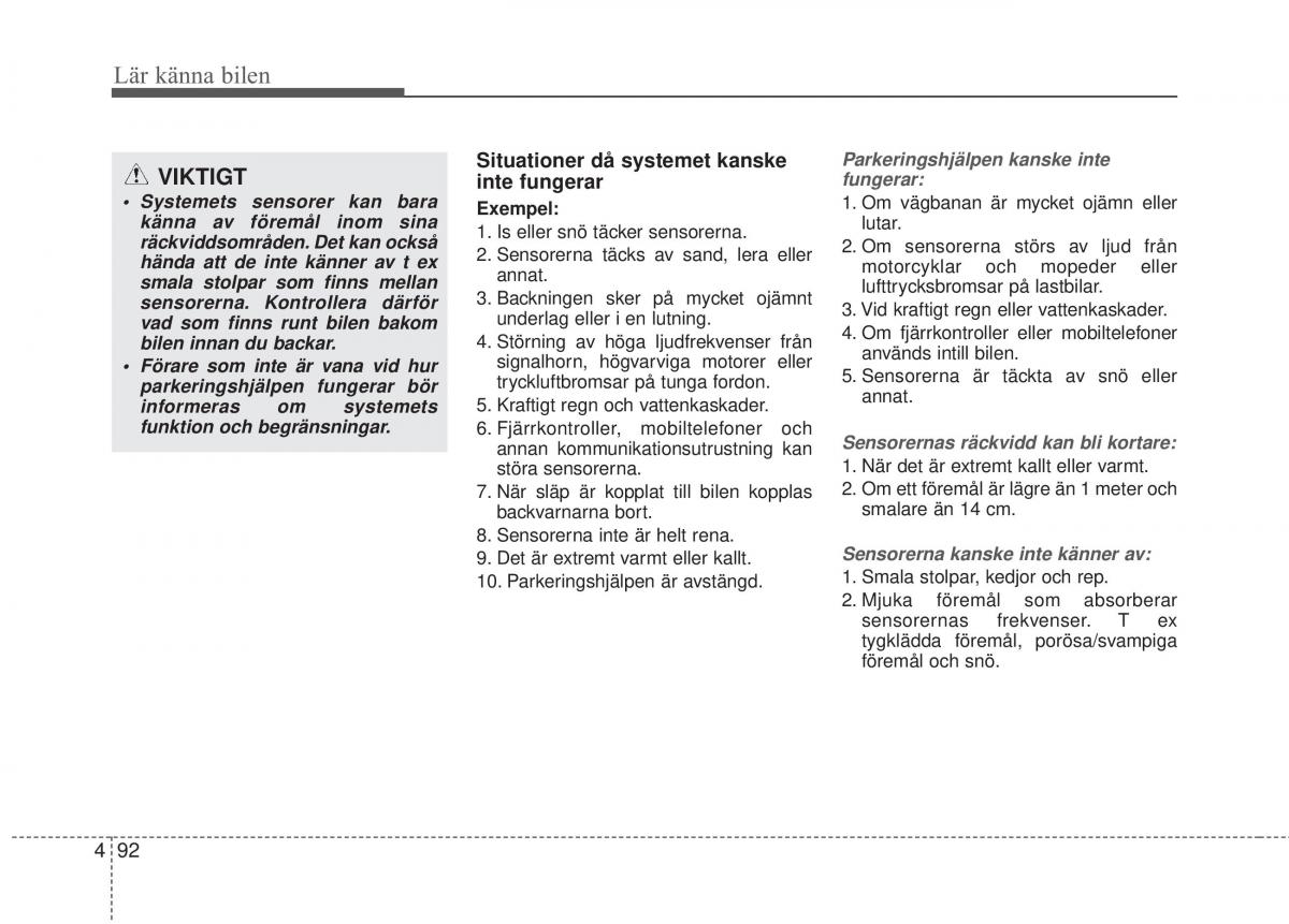 KIA Sorento II 2 instruktionsbok / page 185