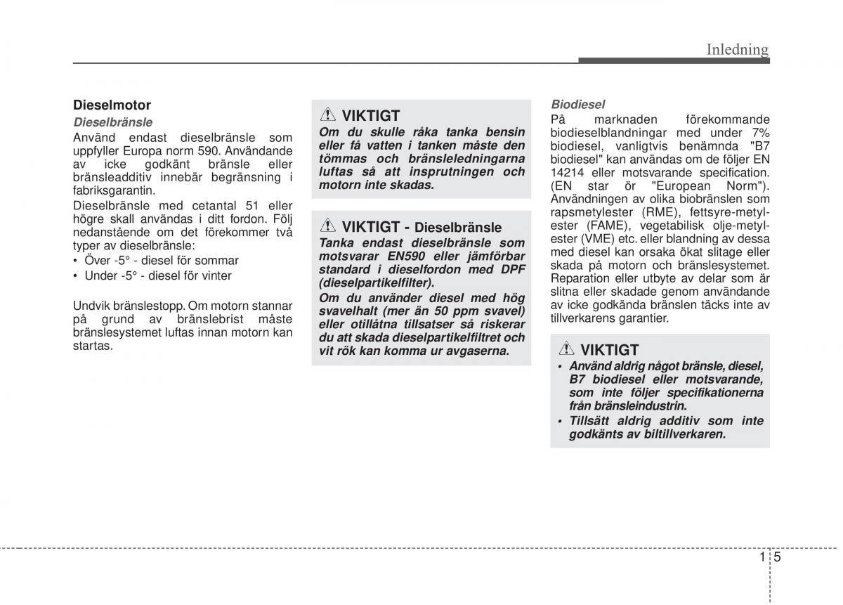 KIA Sorento II 2 instruktionsbok / page 19