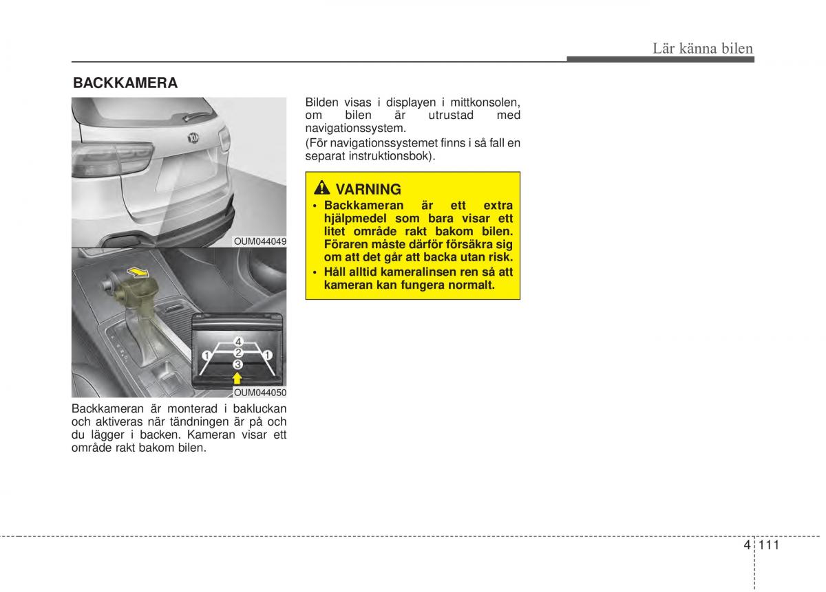 KIA Sorento II 2 instruktionsbok / page 204