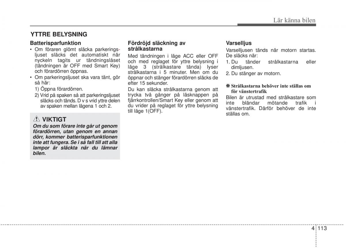 KIA Sorento II 2 instruktionsbok / page 206