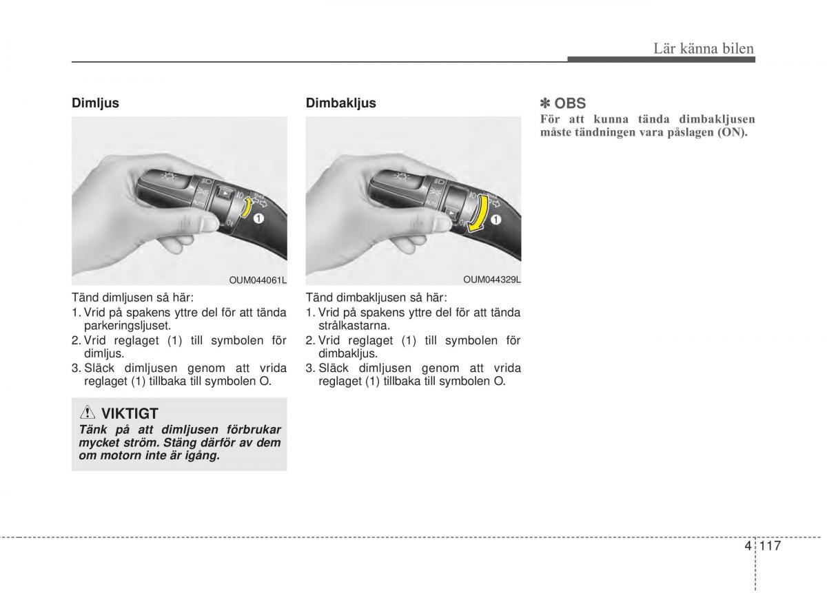 KIA Sorento II 2 instruktionsbok / page 210