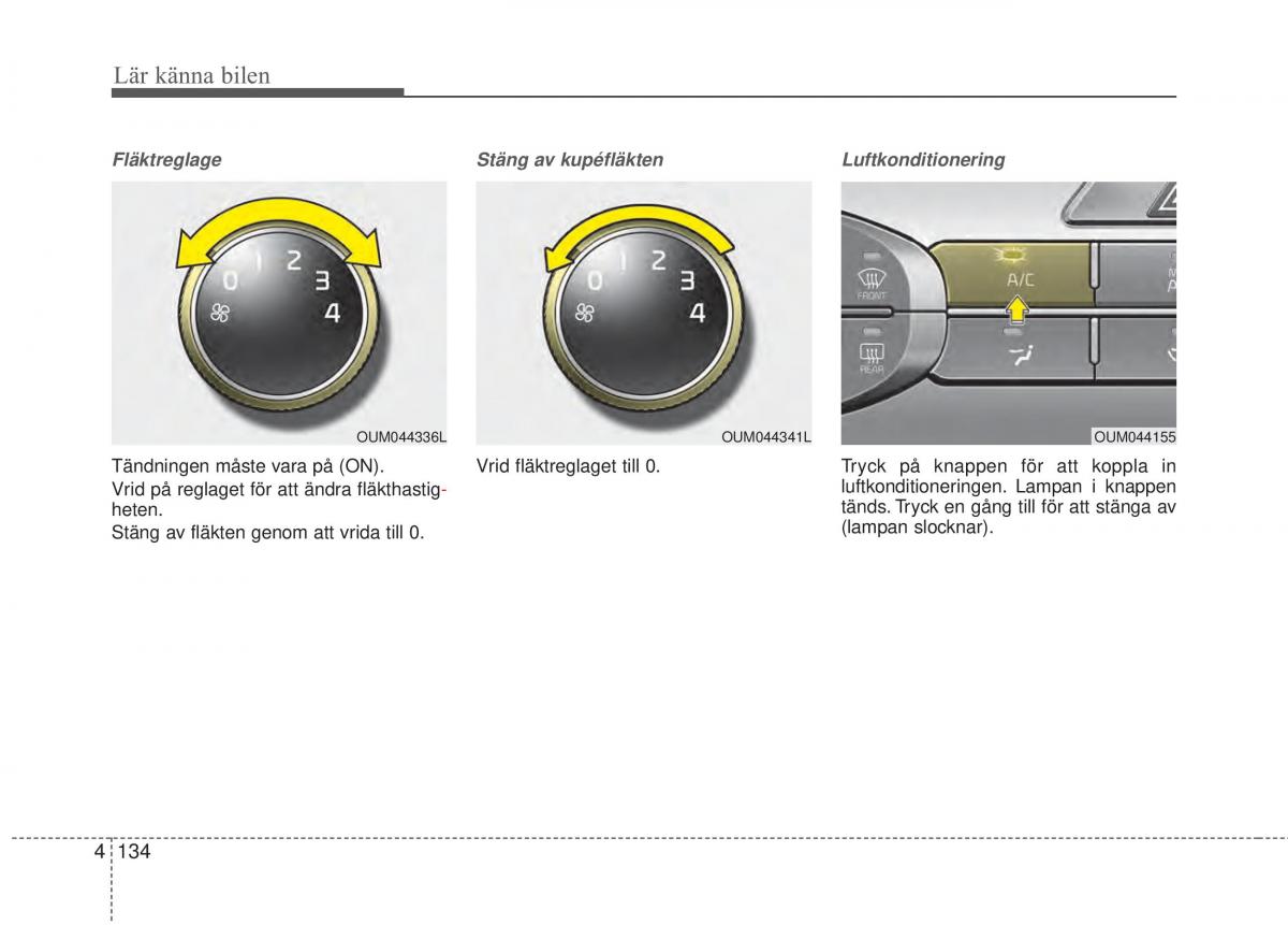 KIA Sorento II 2 instruktionsbok / page 227