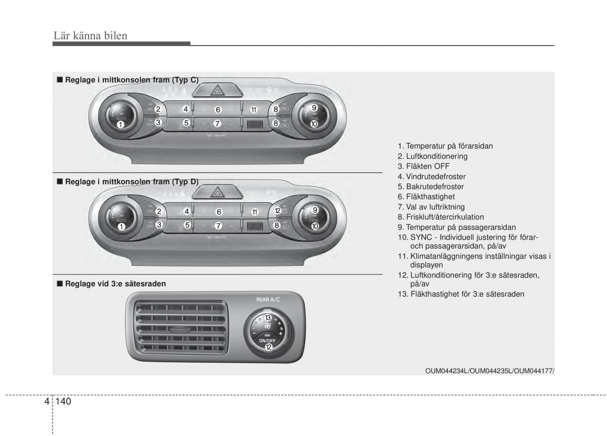 KIA Sorento II 2 instruktionsbok / page 233