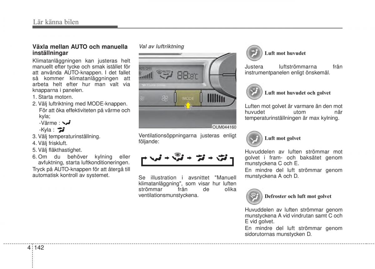 KIA Sorento II 2 instruktionsbok / page 235