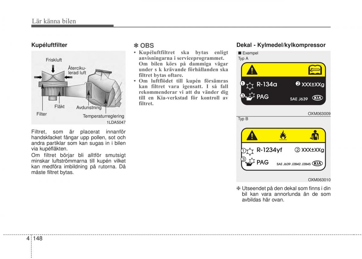 KIA Sorento II 2 instruktionsbok / page 241