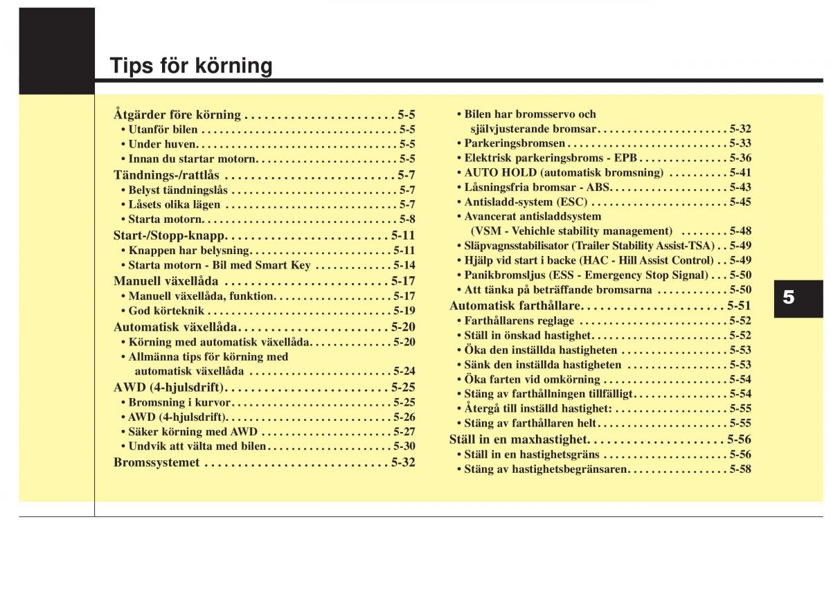 KIA Sorento II 2 instruktionsbok / page 258