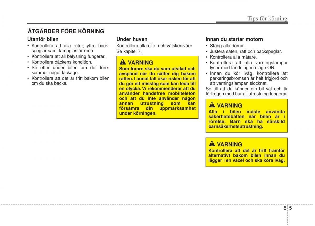 KIA Sorento II 2 instruktionsbok / page 262