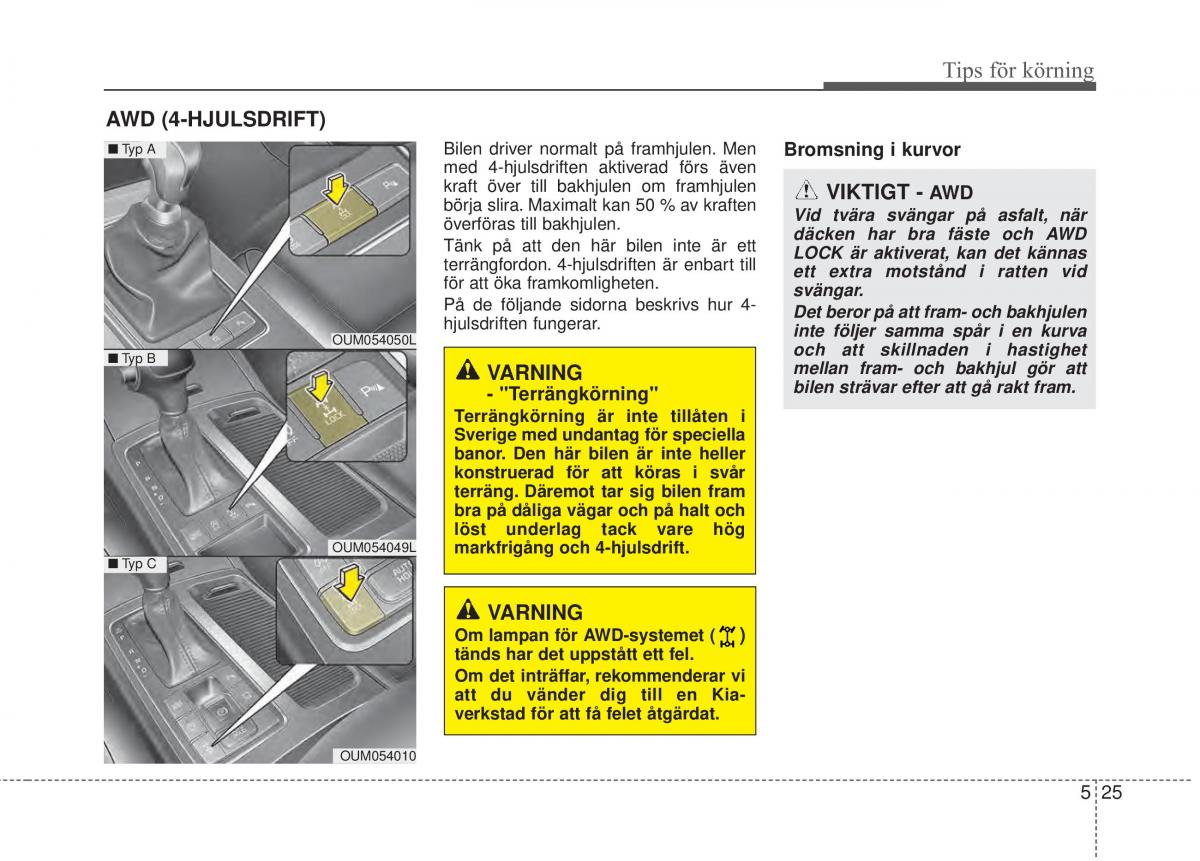 KIA Sorento II 2 instruktionsbok / page 282