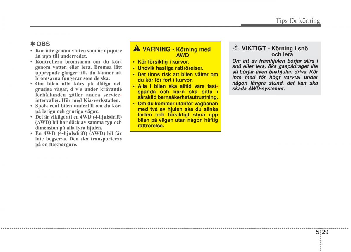 KIA Sorento II 2 instruktionsbok / page 286