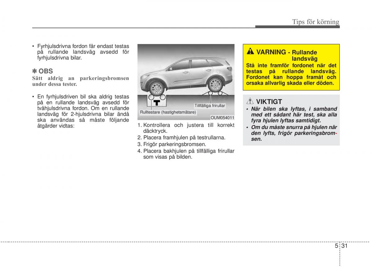 KIA Sorento II 2 instruktionsbok / page 288