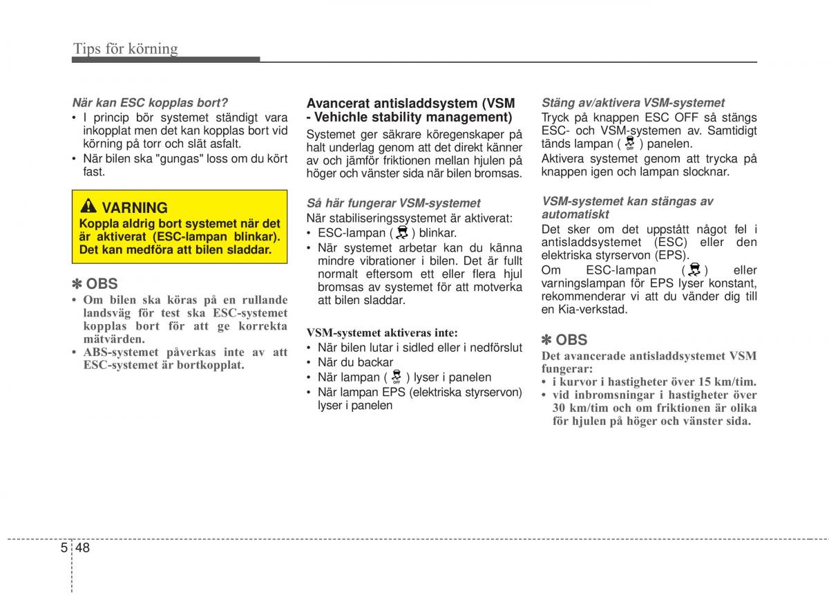 KIA Sorento II 2 instruktionsbok / page 305