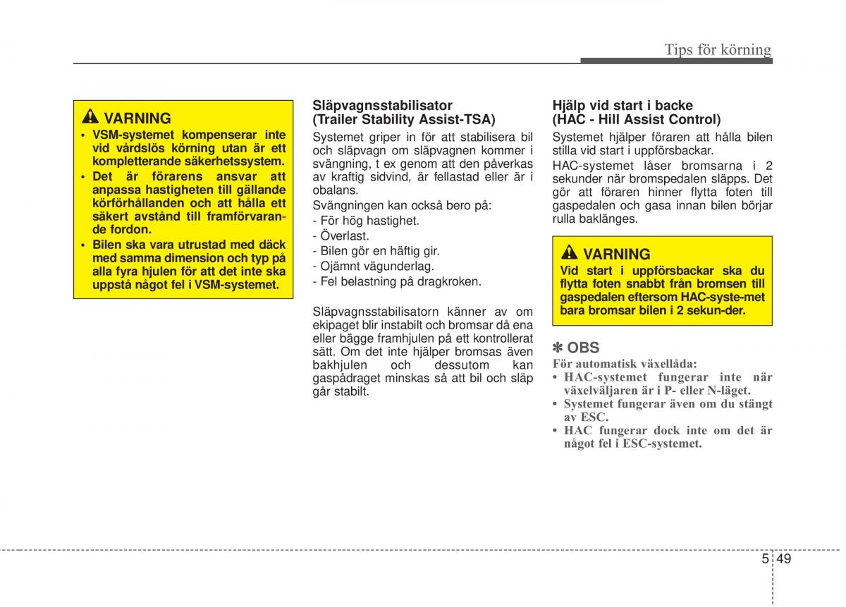 KIA Sorento II 2 instruktionsbok / page 306