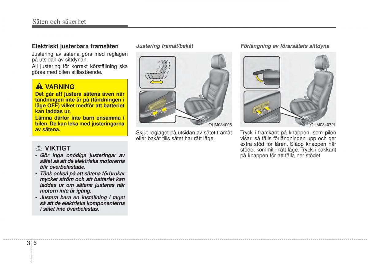 KIA Sorento II 2 instruktionsbok / page 34