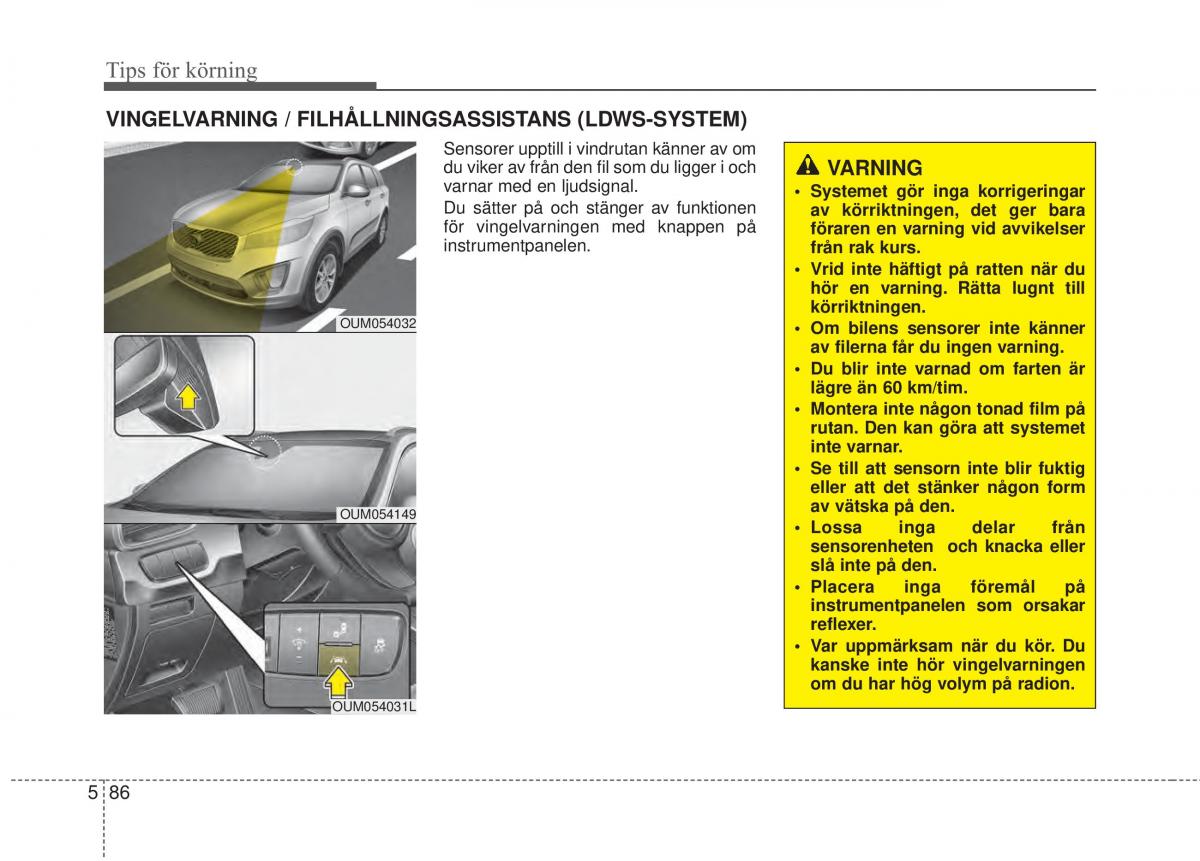 KIA Sorento II 2 instruktionsbok / page 343