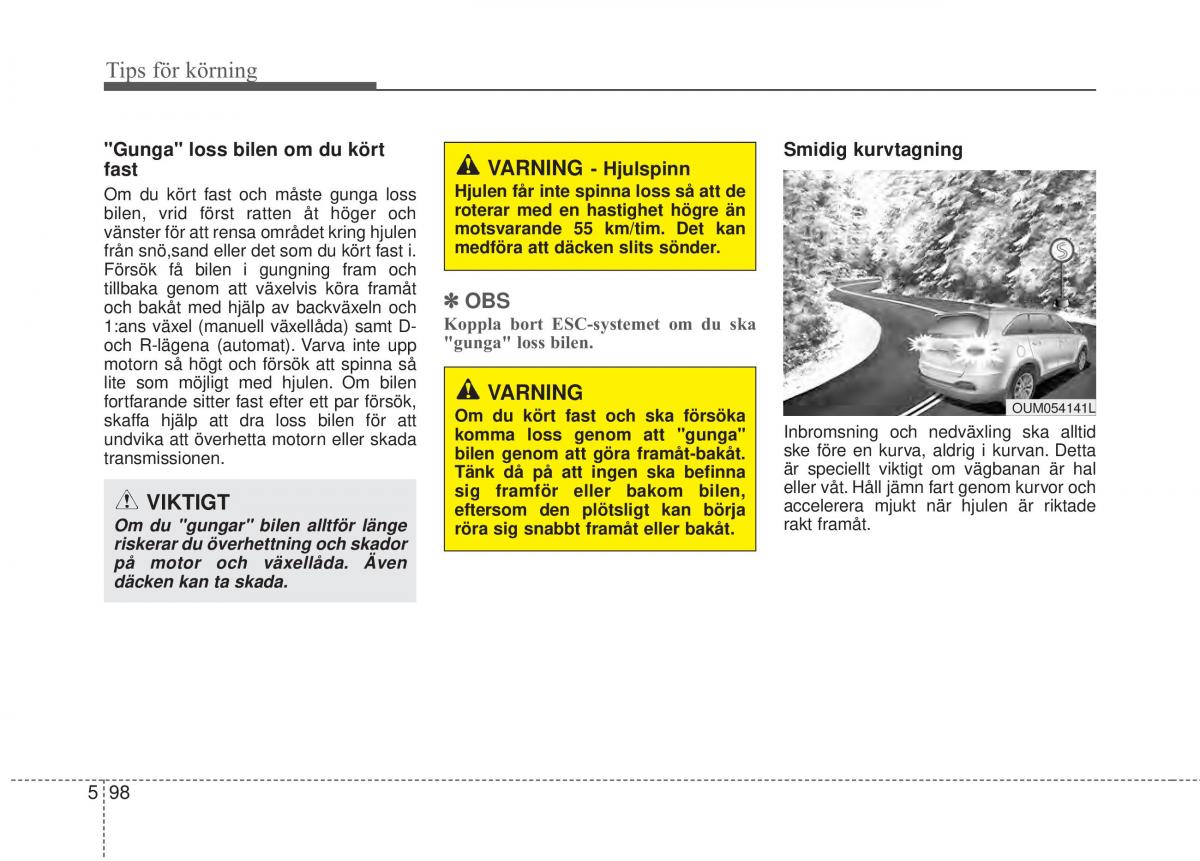 KIA Sorento II 2 instruktionsbok / page 355