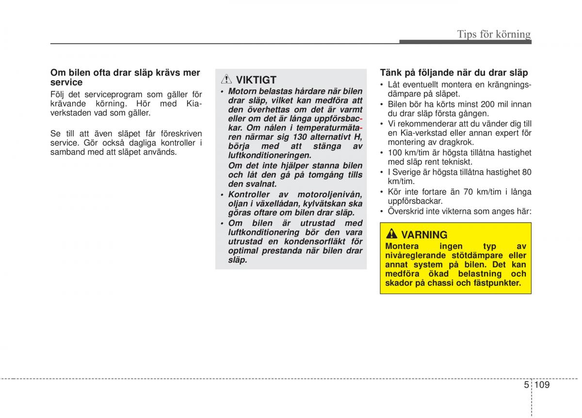 KIA Sorento II 2 instruktionsbok / page 366