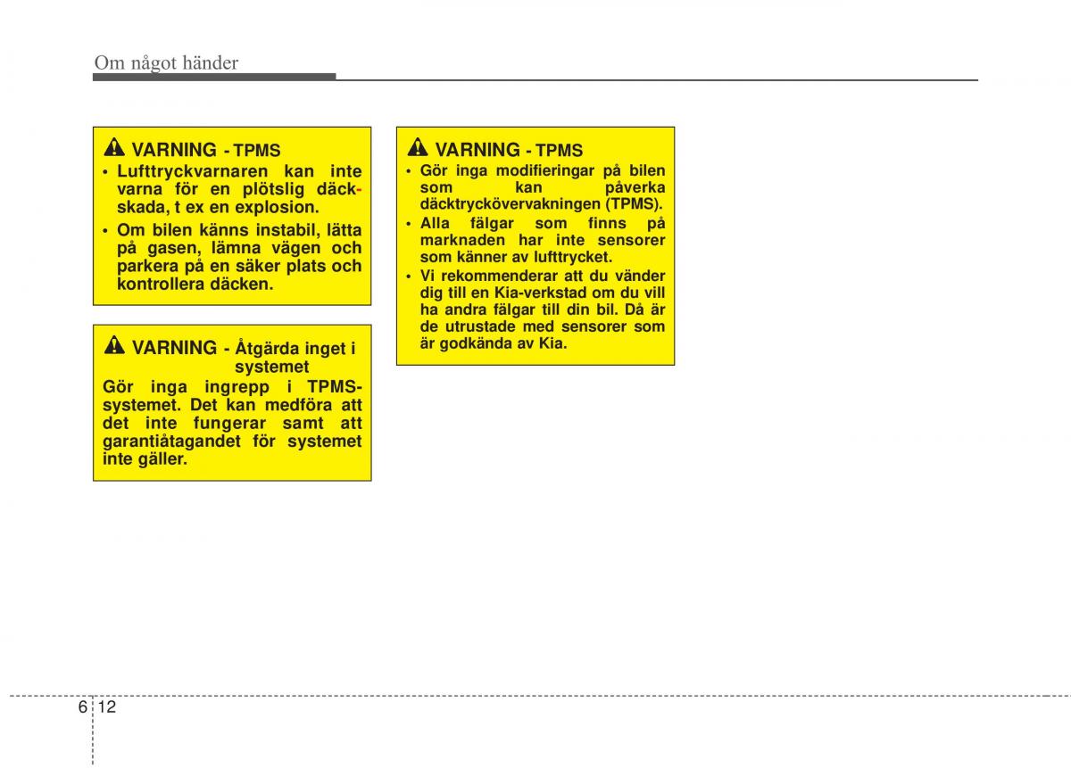 KIA Sorento II 2 instruktionsbok / page 381