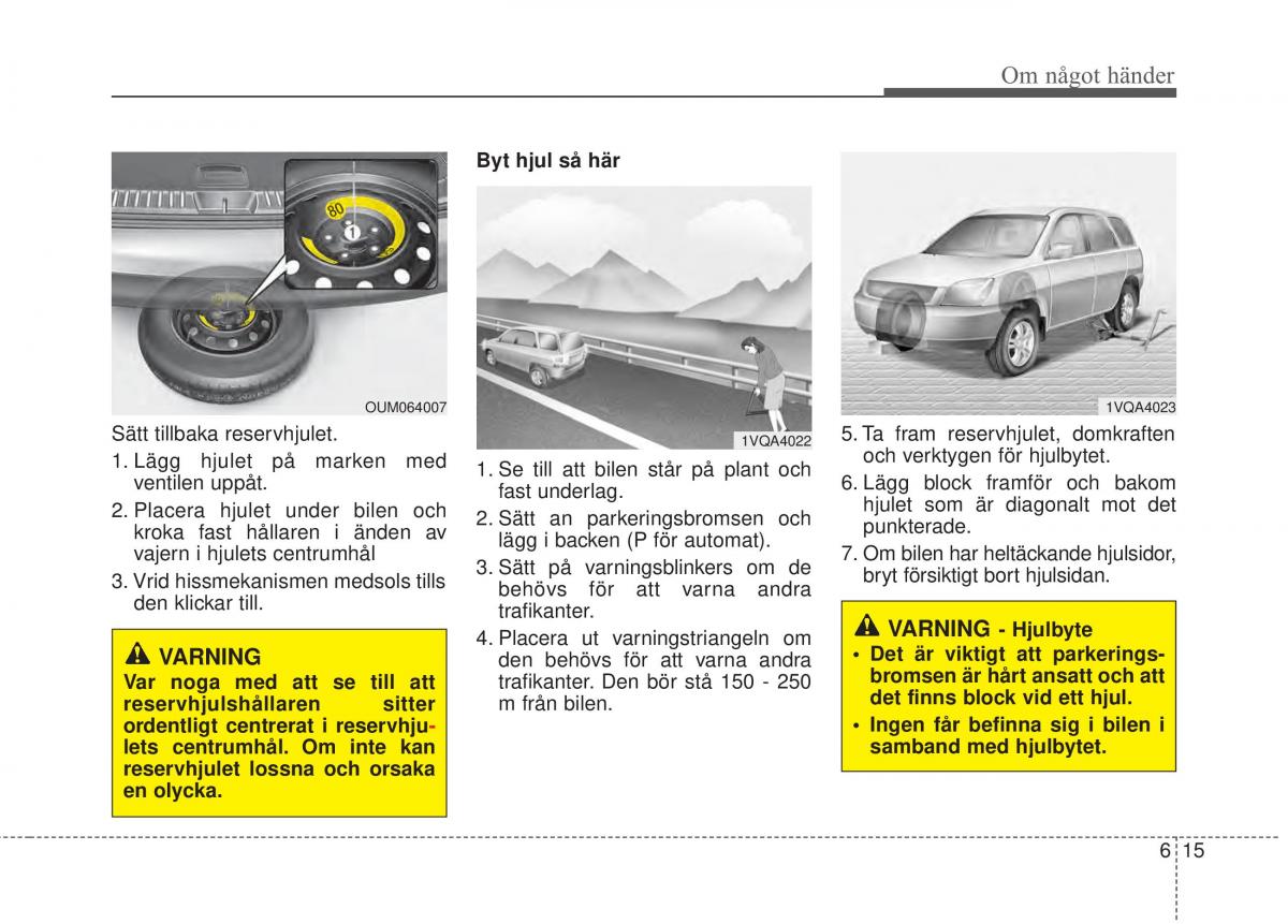 KIA Sorento II 2 instruktionsbok / page 384