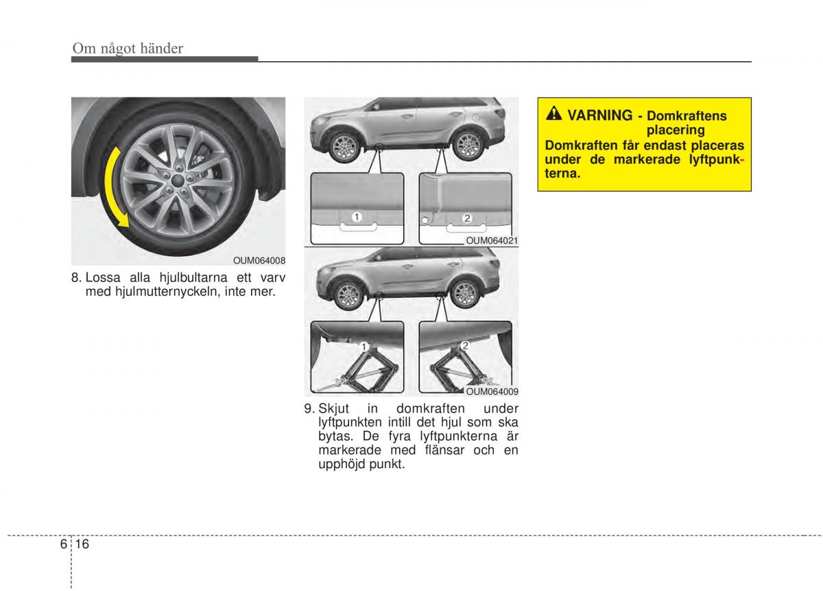 KIA Sorento II 2 instruktionsbok / page 385