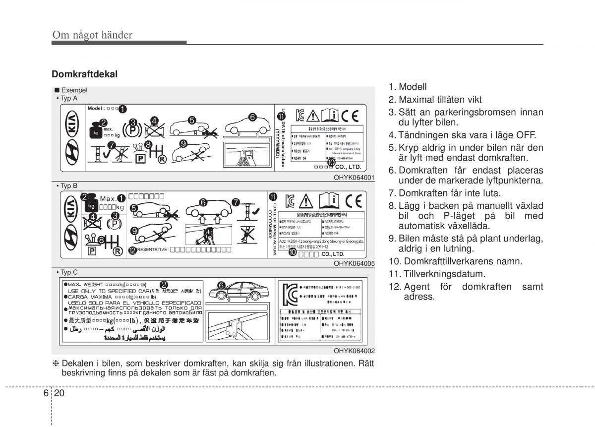 KIA Sorento II 2 instruktionsbok / page 389